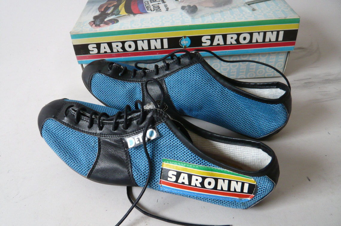 Detto Pietro Saronni Cycling Shoes size 42 - Classic Steel Bikes