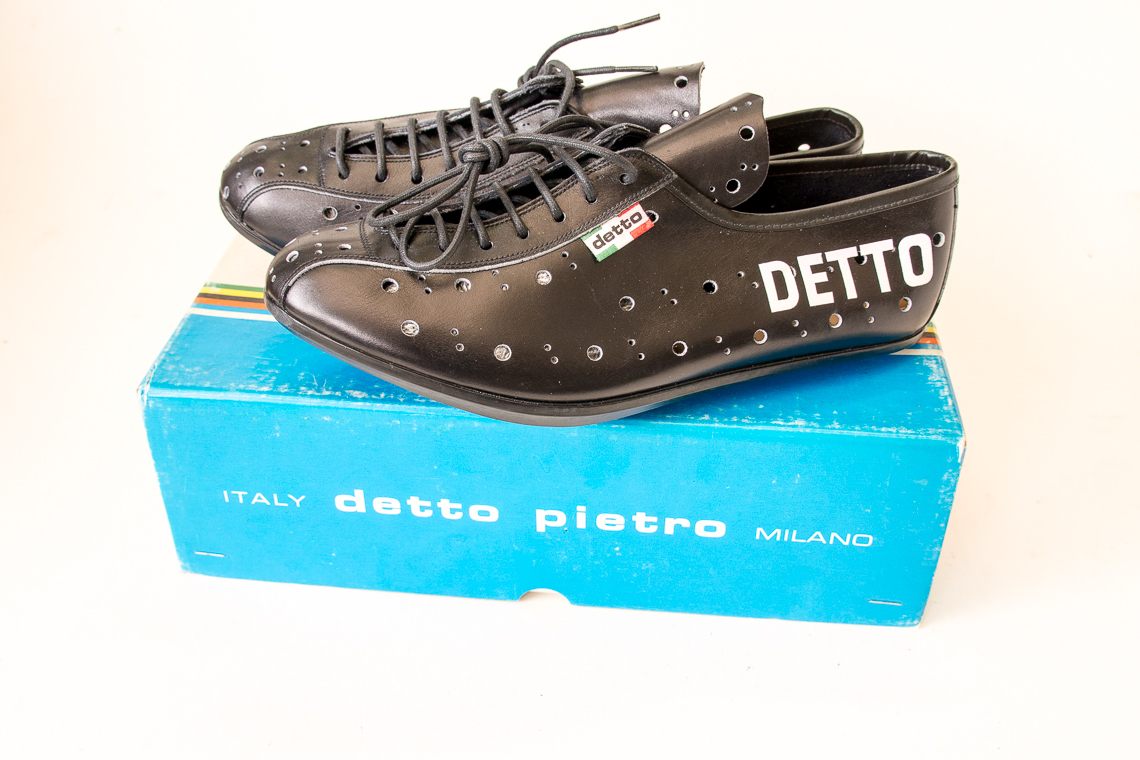 Detto Pietro Vintage Cycling Shoes size 41 NIB - Classic Steel Bikes