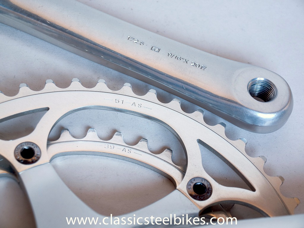 Campagnolo athena crankset silver shop