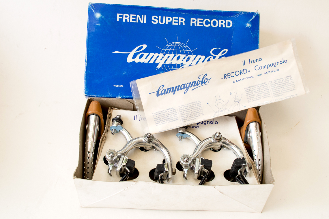 Campagnolo Super Record Brakes NOS NIB Classic Steel Bikes