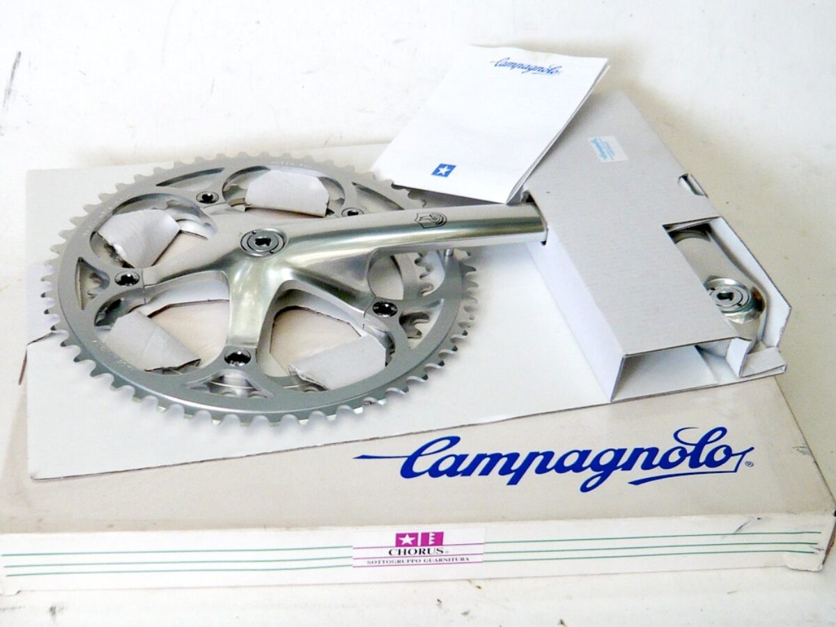 Welke eenheid Bedankt Campagnolo Chorus Crankset NOS NIB - Classic Steel Bikes