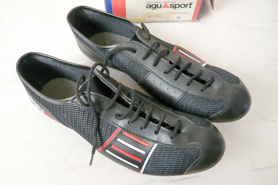 AGU Vintage Cycling Shoes size 44 - Classic Steel Bikes