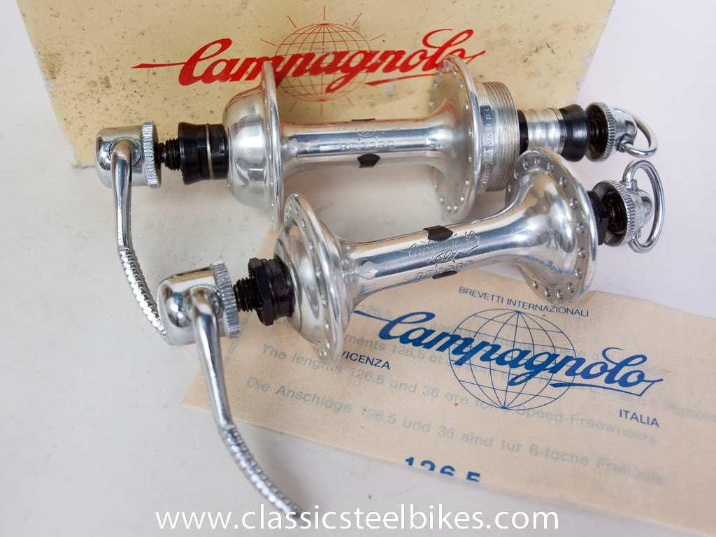 Campagnolo Record Hubs Hubset NOS/NIB - Classic Steel Bikes