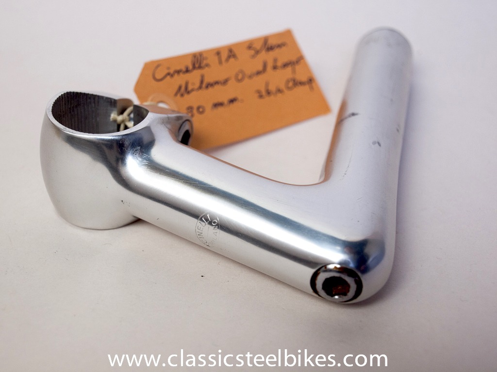 Cinelli 1A Stem Milano Oval Logo 80mm Classic Steel Bikes