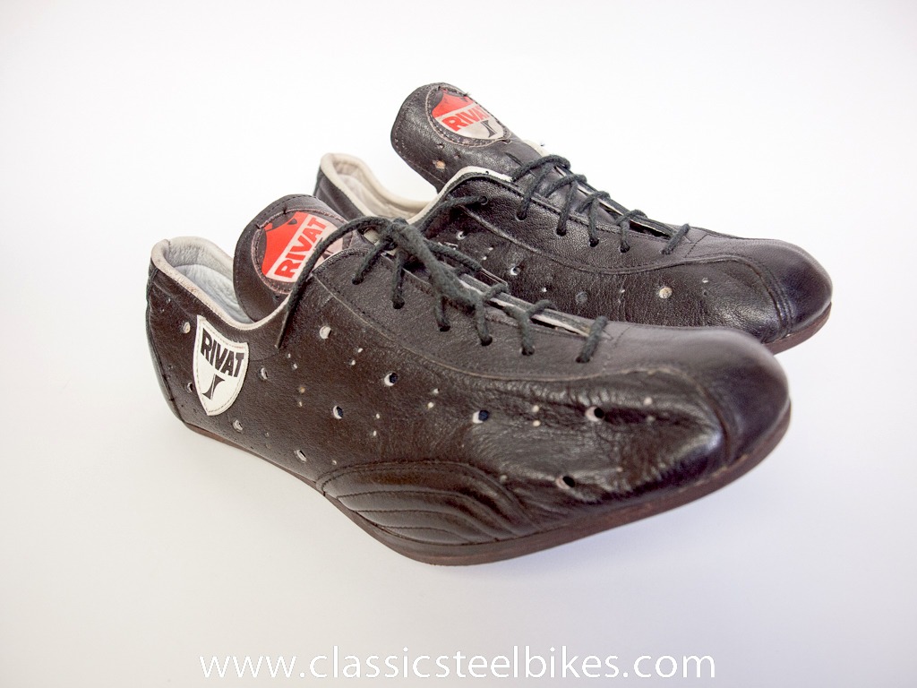 Vintage leather cycling shoes hot sale