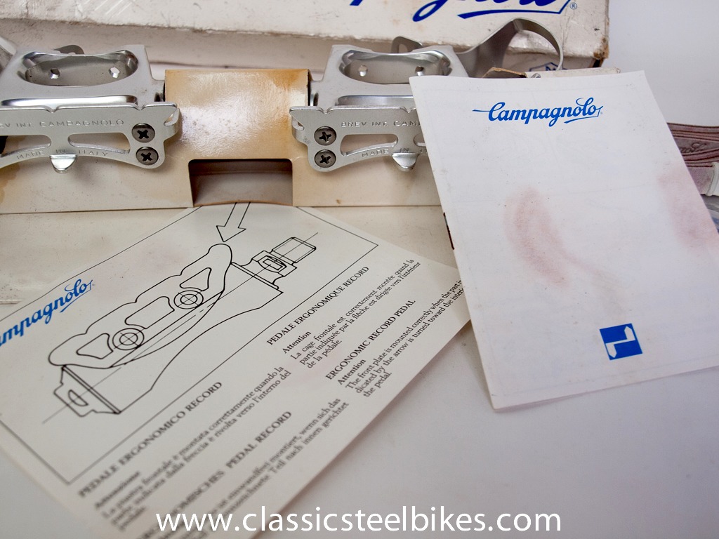Campagnolo C-Record Pedals NOS - Classic Steel Bikes